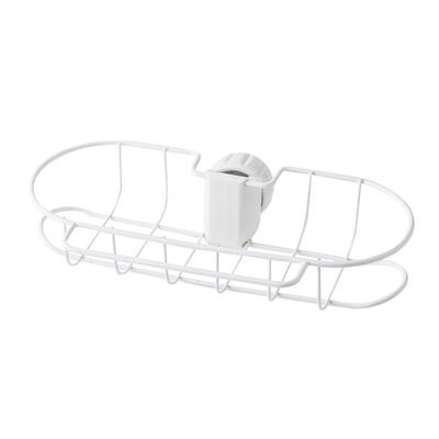 

Stainless Steel Faucet Drain Hanging Rack Bathroom Kitchen Sponge Organizer
