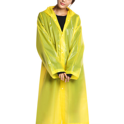 

Women Raincoat Clear Rain Coat Hooded Jacket Ladies Outdoor Waterproof Rainwear