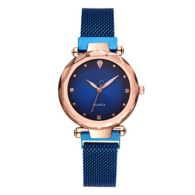 

RM Fashion Quartz Watch Women Stainless Steel Watchband Wristwatch Gift for Female