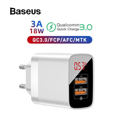 

Baseus PPS Digital Display 18W quick Charger for iPhoneHUaweiSamsung portable wall charger for travel