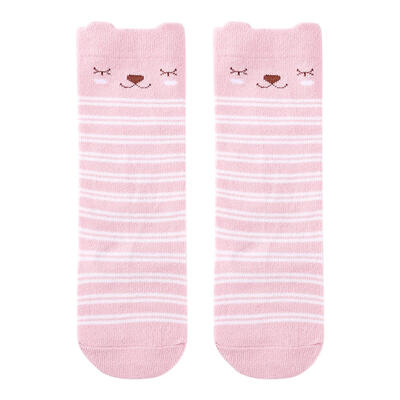 

Baby Boy Girl Cartoon Knee High Socks Cotton Non Slip Leg Warmer Stockings