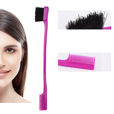 

Gobestart New Double-ended Brow Brush Hair Cut Style Magic Blade Comb Haircut Tool