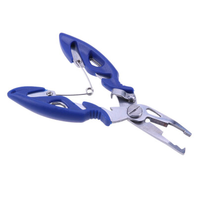 

Multi Function Stainless Steel Pliers Curved Nose Scissors Fishing Line Cutters