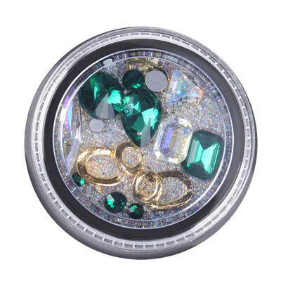 

Charm Mixed Shiny Rhinestone Glitter Bead Nail Decor Art Nail Manicure Tool