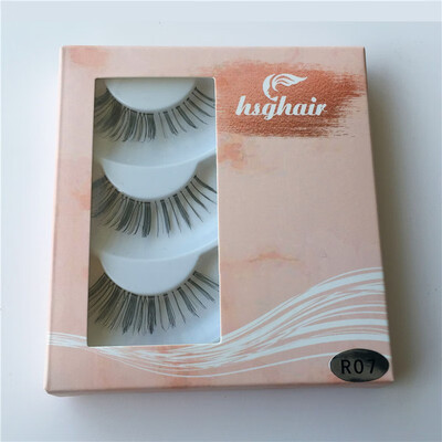 

HUISGHAIR transparent stem simulation human hairlash eyebrow sharpening airy thick&long simulation false eyelashes 14516