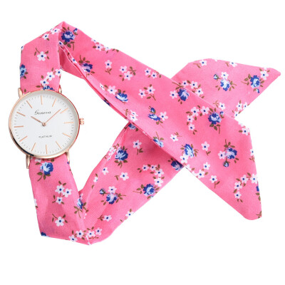 

Wish hot sale small fresh casual cloth with ladies watch wild fashion watch