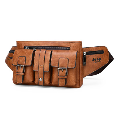 

New mens bag European&American fashion mens multi-function pockets mens chest bag shoulder bag diagonal small bac