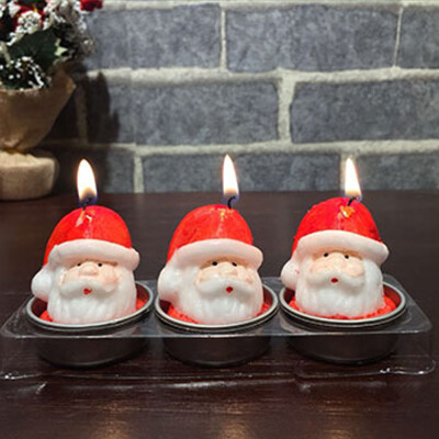 

Toponeto Christmas Candles Santa Claus Snowman Birthday Christmas Party Decoration Candle