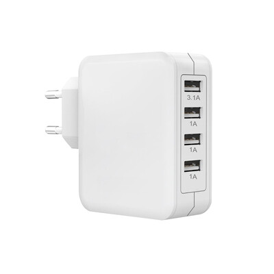 

4 Ports Quick Charge USB Wall Charger Power Adapter Mobile Phone QC40 Travel Fast Charger