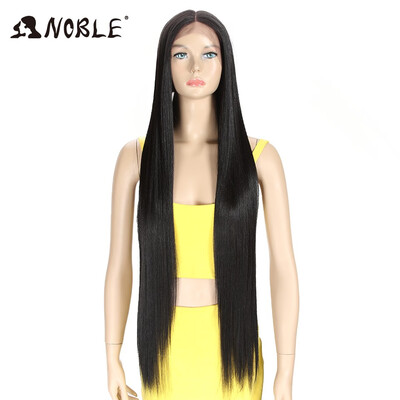 

Noble Hair Wigs For Black Women Straight Synthetic Lace Front Hair 38 Inch Ombre Lace Front Wig Cosplay Blonde Lace Front Wig