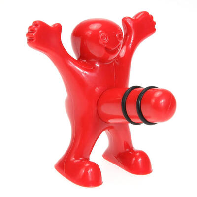 

Cute Red Guy Wine Beer Bottle Opener Wine Cork Stopper Plug Gift Bar Tools