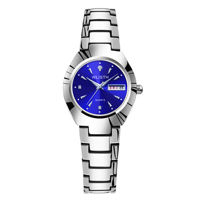 

Watch mens quartz watches fashion couples watch double calendar luminous mens watches students Korean version of simple fashion