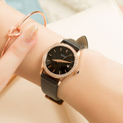 

Belt watch ladies trend waterproof quartz watch wild small watch watch female students Korean version of the simple