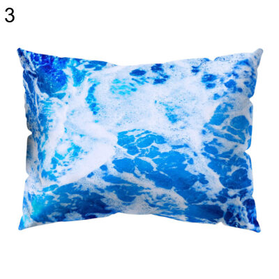 

Circle Wave Geometric Pattern Pillow Cover Cushion Case Car Sofa Bedroom Decor