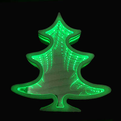 

3D Marquee LED Tunnel Lamps Novelty Illusion Christmas Tree Night Lights Creative Gift Decor Lamp For Wall Desk