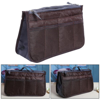 

Multi-functional Cosmetic Bag Double Layer Zipper Bag Package Pack Pouch