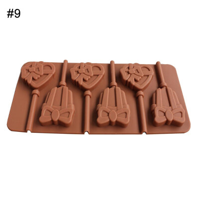 

Lollipop Silicone Mold Chocolate Cake Fondant Cookie Mould DIY Baking Tools