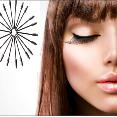 

〖Follure〗100Pc Disposable Mascara Wands Brushes Lash Extension Applicator Spoolers
