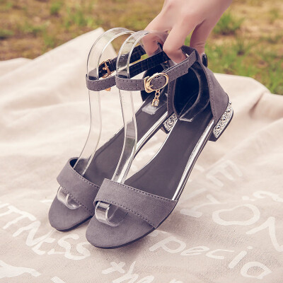 

Open toe flat sole sandals for girls in spring&summer