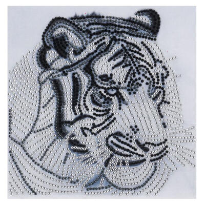 

5D DIY Special Shaped Diamond Painting White Tiger Cross Stitch Embroidery