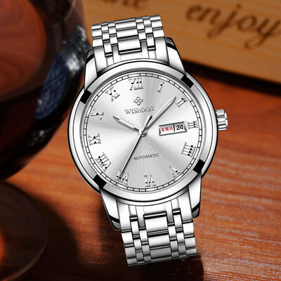 

Authentic waterproof steel belt simple mens belt watch male&female wristwatch non-mechanical watch students quartz leisure wa