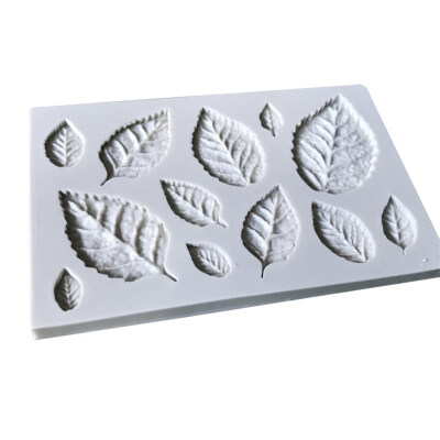 

Leaves Silicone Mold Fondant Cake Chocolate Sugarcraft Decorating Baking Tool