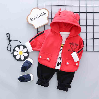 

Autumn Baby Boy Girl Long Sleeve Cartoon Print T-shirt Hoodie Sweatshirt Trousers Casual Outfits
