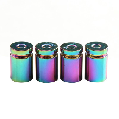 

4Pcs Tire Valve Stem Cover Caps Aluminum Car Wheel Air Pressure Valve Cap Bullet Shell Dust Cap for Automotive Motorcycles Bicycle