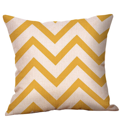 

〖Follure〗Mustard Pillow Case Yellow Geometric Fall Autumn Cushion Cover Decorative