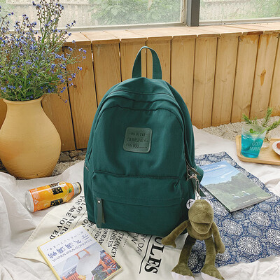 

Ins style bf schoolbag female Korean version of high school students in ancient times simple hundred build Japanese backpack doubl