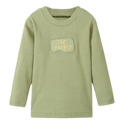 

Winter Long Sleeve Cute Letters Boys Pullover Tops Kids Bottoming Sweater