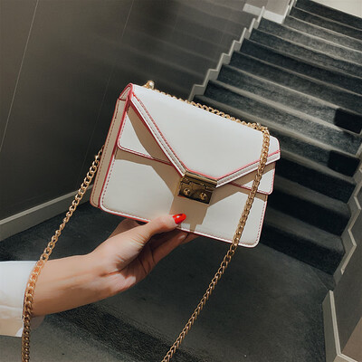 

Qiao Bani 2019 spring new Korean ins fashion street shoot trend chain flip bag shoulder diagonal female bag