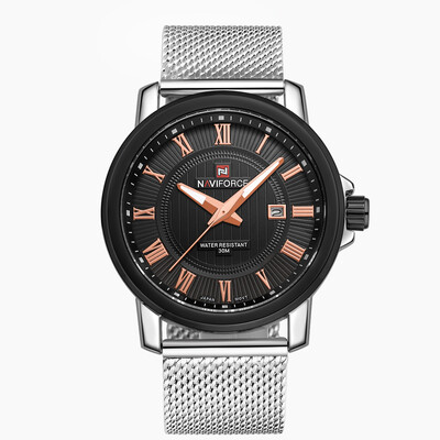 

Lingxiang 052 quartz steel belt watch waterproof quartz watch mens student table