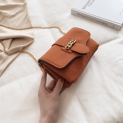 

Qiao Bani 2019 new South Korea Dongdaemun fashion frosted chain three-tier small square bag shoulder diagonal female bag tide