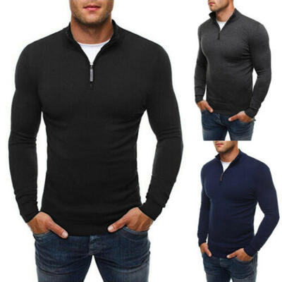 

Mens Crew Neck Jumper Long Sleeve Sweater Knit Pullover Sweatshirt New