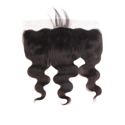 

13x6 Lace Frontal Body Wave Natural Color Hair Styling Ear to Ear Human Hair 150％ Density with Baby Hair for Black