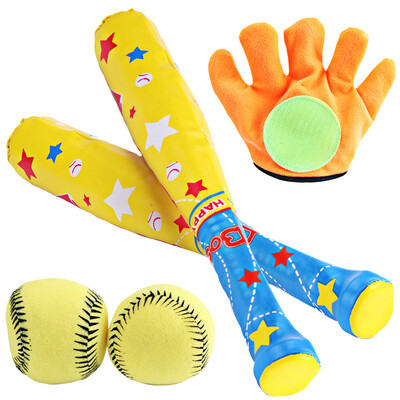 

4pcsset Baby Baseball Toys Set Soft Baseball Sport Toys Children Bat Gloves Ball Kit Kids School Game Playing Gift