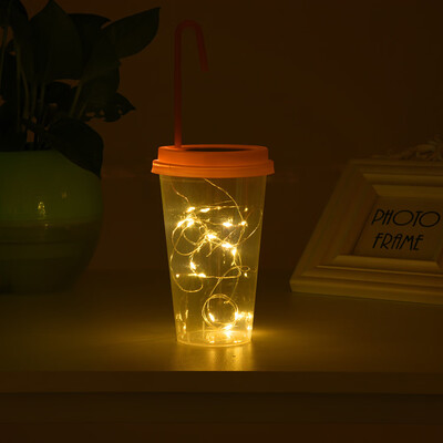 

Gobestart Solar Powered 15 LED String Light Fairy Lid Bottle Cap Lamps Decor