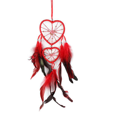 

Dram Catcher with feathers wall or car hanging decoration ornament