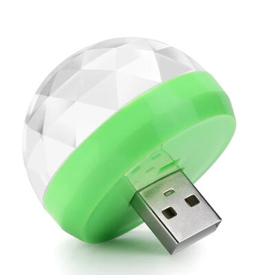 

Mini Sound Controlled Mobile USB Disco Ball Lamp 7 Color LED Stage DJ Light