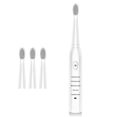 

Adult Childrens Toothbrush Universal Sonic Vibration Charging Five Files Whitening Good Electric Toothbrush Household Electric