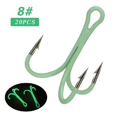 

50PCS Treble Hooks Sharp Barbed Hook Treble Fishing Hooks Treble Hooks Fishing Tackle Fish Hooks