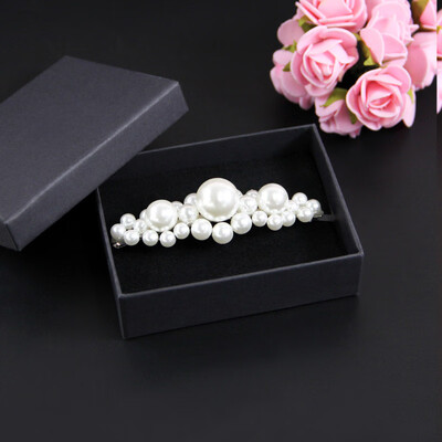 

UPLUS sweet temperament wild dream fairy fairy imitation pearl flower hairpin word clip large side clip bangs clip card Japan&South Korea hair accessories