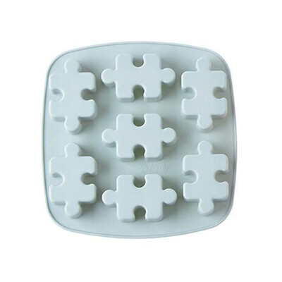 

Silicone Jigsaw Mold Chocolate Fondant Ice Lattice Craft Cake Decor Baking Tool