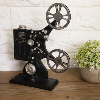 

Greensen Vintage Resin Movie Film Projector Model Figurine Figure Props Home Decor