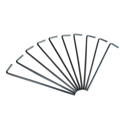 

10PCSSet Portable Tent Pegs Iron Stake Tent Pegs Outdoor Durable Camping Nails Awning Accessories