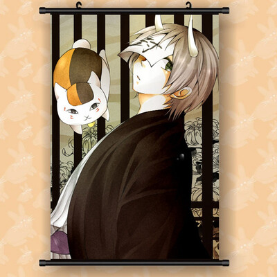 

Natsume Yuujinchou Wall Scroll Poster 24x16 inch Anime No Fading Fabric Hanging Painting for Home Decor Style 01