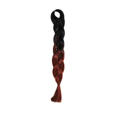 

Gobestart Individual Braid Wigs Big Braids Color Gradient Small Black Dirty Pigtail