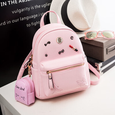 

Shoulder Bag Female Korean Edition Fashion Hundred Sets Mini Clean Backpack Students Backpack Leisure Bag