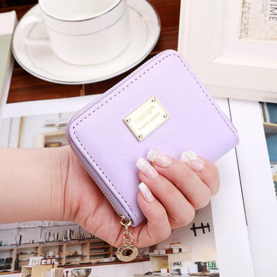 

Maison Fabre Women Leather Small Wallet Card Holder Zip Coin Purse Clutch Handbag Dropshipping Mar08